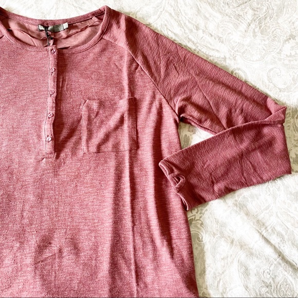 Prana Tops - PRANA Hensley Henley Brandy NWT